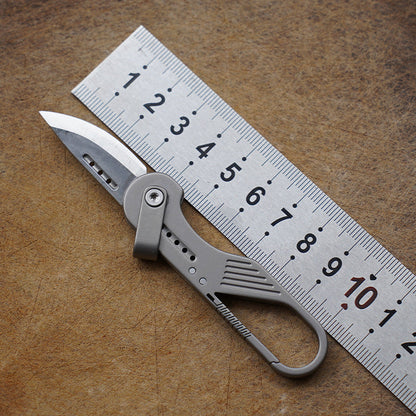 ✨Titanium Alloy Keychain Knife