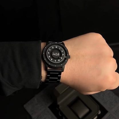 Magnetisk rullbollsupphängning herrklocka