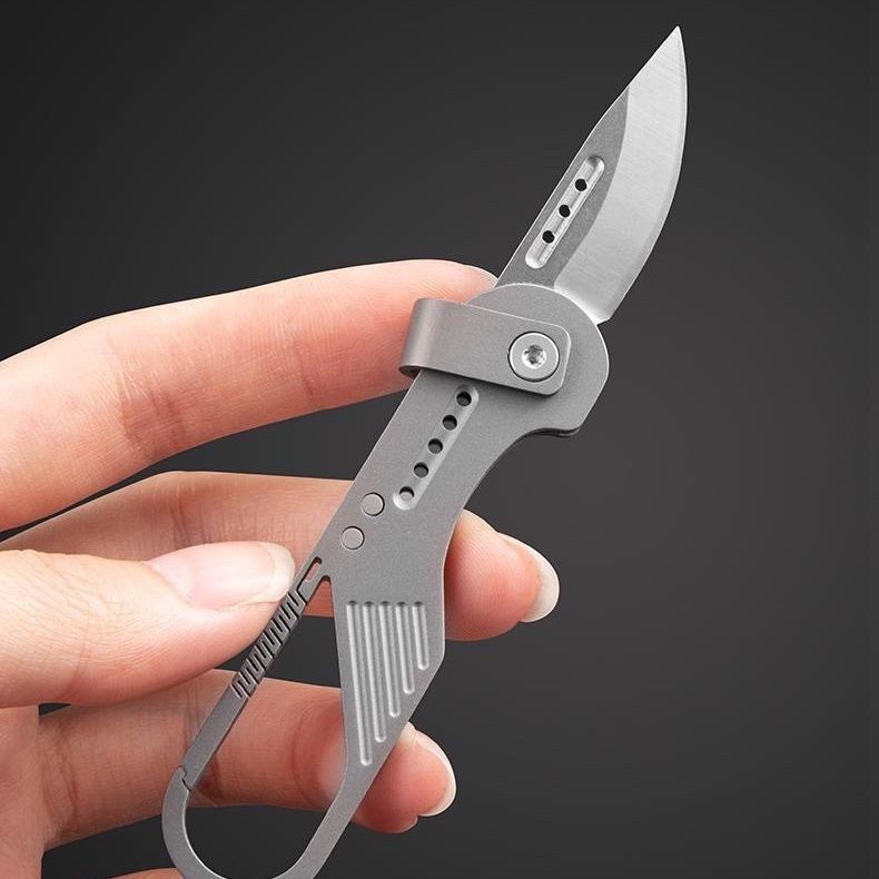 ✨Titanium Alloy Keychain Knife