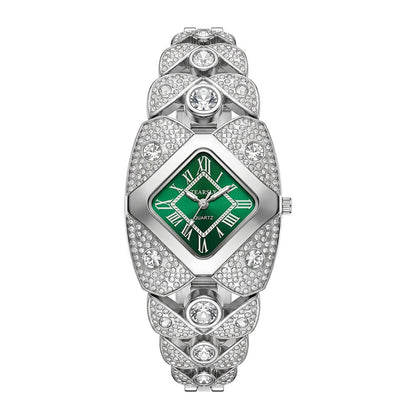 💎Women's Golden Crystal Elegant Quartz Bracelet Watch