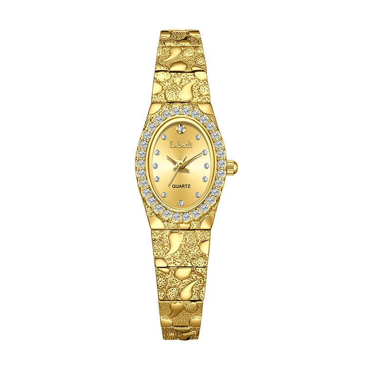 Women's Elegant Oval Quartz Watch