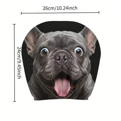 😆 Funny Cartoon Car Headrest Covers – 2PCS Universal Fit 🚗