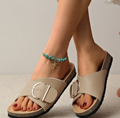 Birkenstock-tofflormed vintage-spän