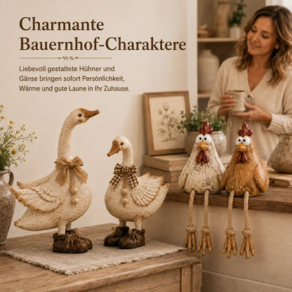 🎁Whimsical Farmhouse Flock Figurines — Charming Animal Pairs for Cozy Country Homes