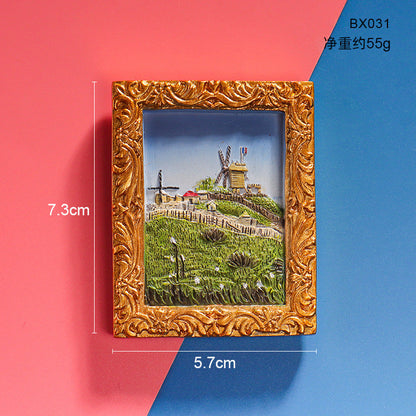 💖3D fridge magnets – travel souvenirs
