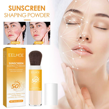 🏆 Buy 2 Get 1 Free🎁Lightweight Oil-Control Waterproof Sun-protection Setting Powder🔥