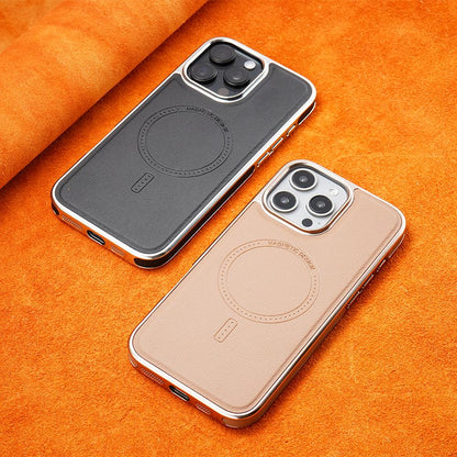 MagSafe magnetiskt läderfodral - högkvalitativt mjukt läder med förbättrat grepp