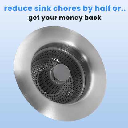 HOT SALE 60% RABATT🏆Nytt förbättrat avloppsfilter för diskho med fjäderkärna