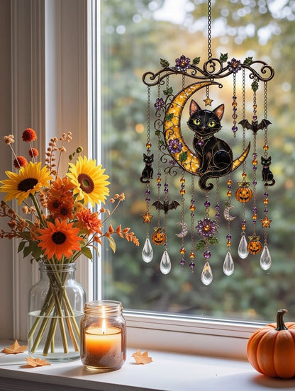 ✨🎃Cast Rainbow Light with Gothic Halloween Wind Chimes!