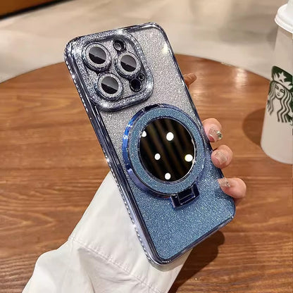 📲✨Skyddsfodral för sminkspegel med gradientglitter