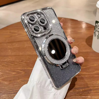 📲✨Skyddsfodral för sminkspegel med gradientglitter