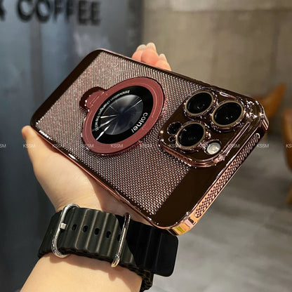 360° roterande mobilskal med stativ, avancerad värmeavledning och stöd för magnetisk laddning