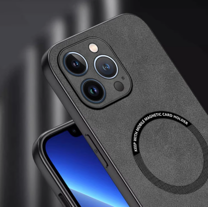 Fodral i äkta läder - tunn design och MagSafe-kompatibel