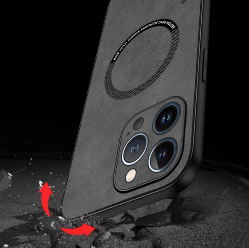 Fodral i äkta läder - tunn design och MagSafe-kompatibel