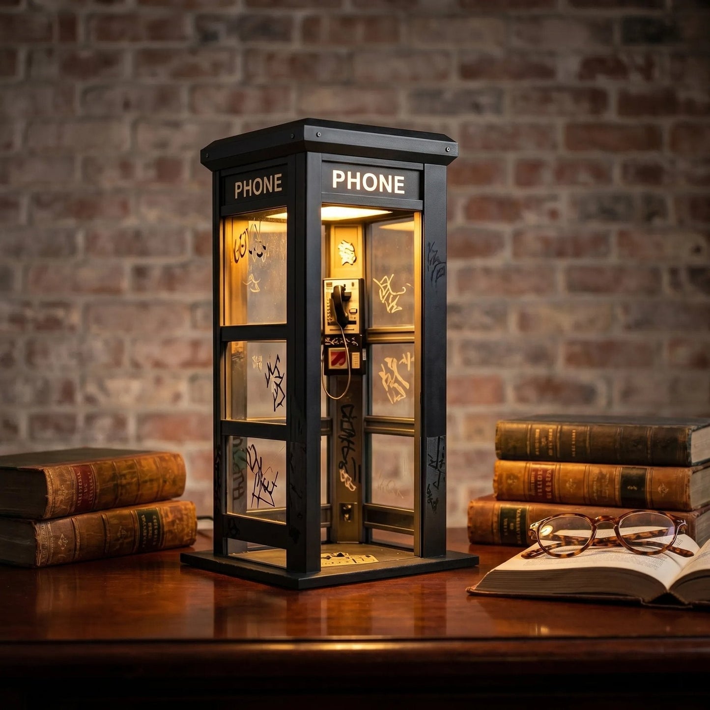 📞Vintage Phone Booth Ambient Lamp✨