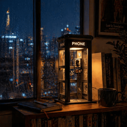 📞Vintage Phone Booth Ambient Lamp✨