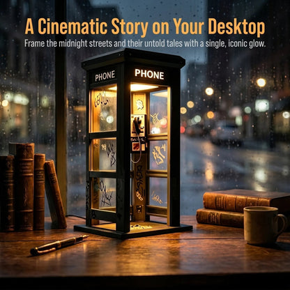 📞Vintage Phone Booth Ambient Lamp✨