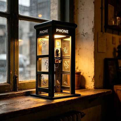 📞Vintage Phone Booth Ambient Lamp✨