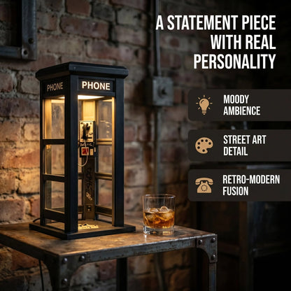 📞Vintage Phone Booth Ambient Lamp✨