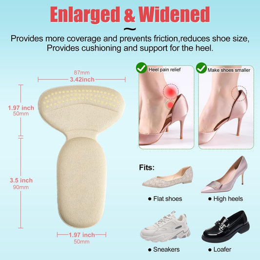 Non-slip heel pads – soft, padded heel protectors