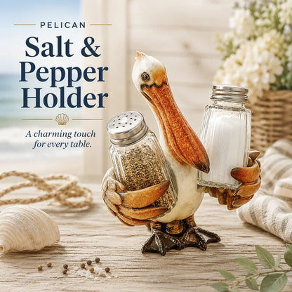🐬Coastal Animal Salt & Pepper Shaker Holder Set