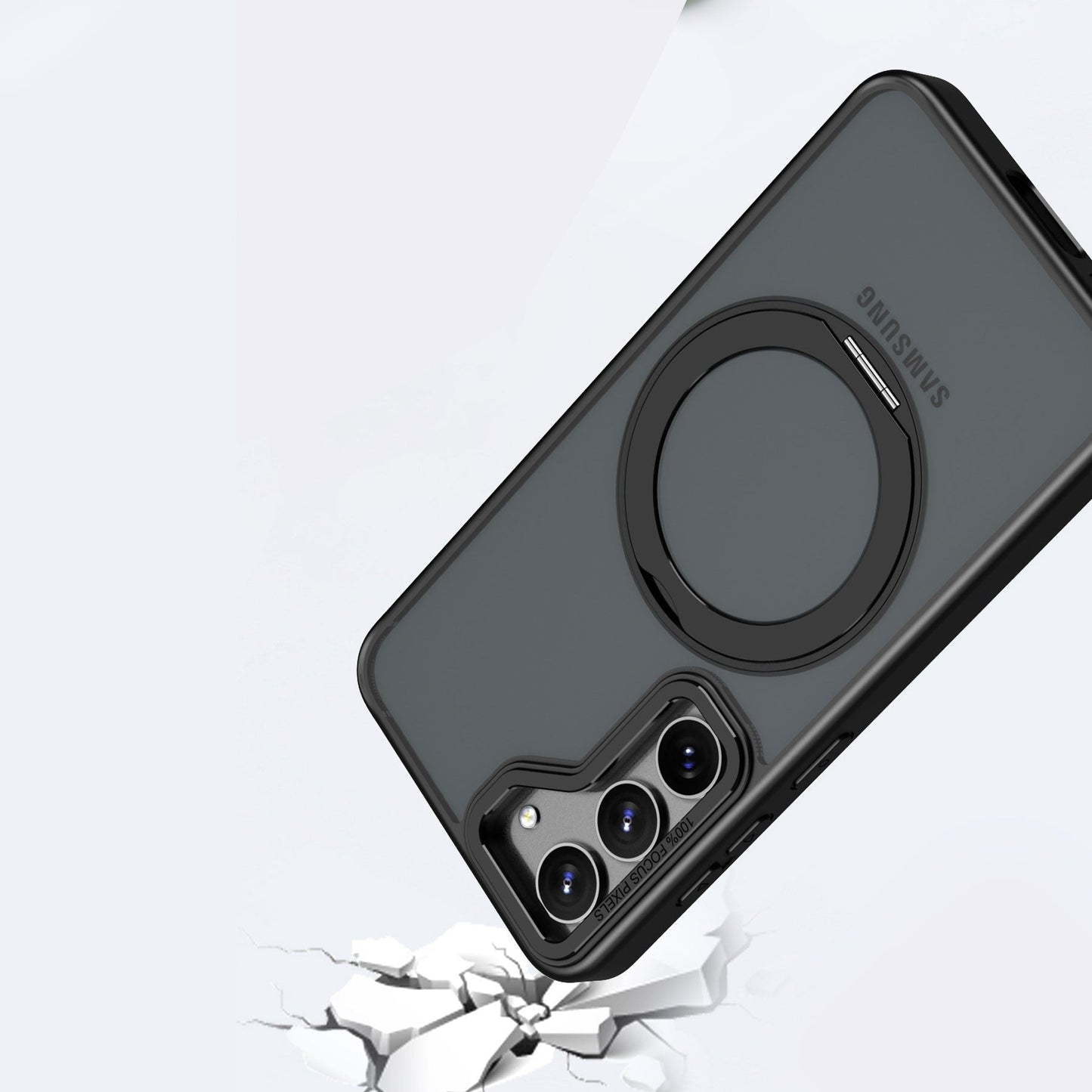 Roterande ring Magnetisk hållare Telefonfodral