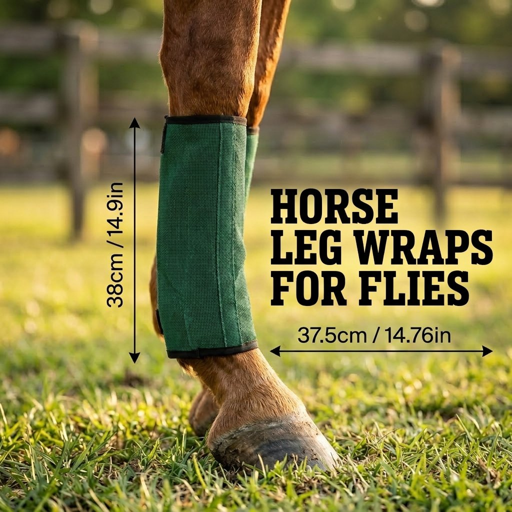 🐎Anti-Fly Horse Leg Mesh Protectors - Set of 4 Breathable Summer Boots