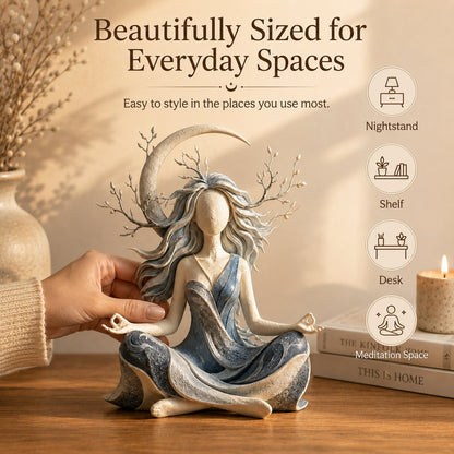🧘 Peaceful Meditation Sculpture | Serene Home Decor Ornament