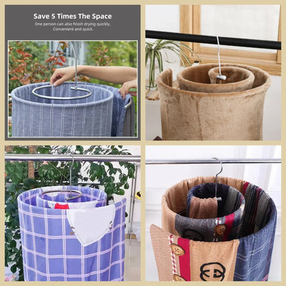 Artefakt för torkning av lapptäcke - Spiralklädhängare