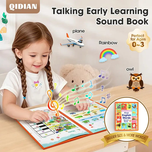 English reading book/Mitt Första Engelska Leksaksljud – 470+ Ord, 21 Teman & Roliga Ordspel! Perfekt Språkleksak för Barn! 🇬🇧🔊