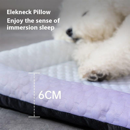 🧊Ice Silk Pet Cooling Mat – Breathable Summer Cooling Bed for Dogs & Cats