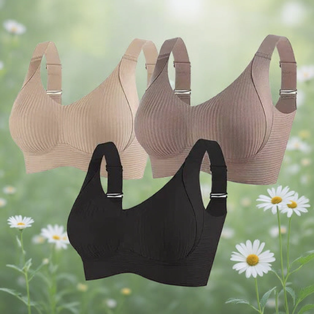 Last day: buy 1, get 3 packages 🔥 Super supportive bra | Wireless push-up bra 👍 No more sagging breast