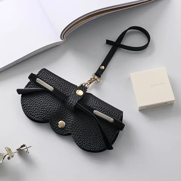 Soft PU leather glasses case 👓️