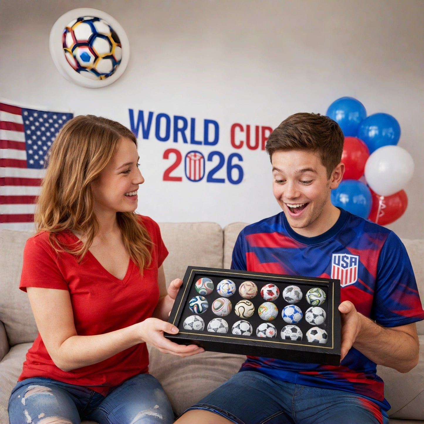 🏆 Handcrafted Mini Soccer Ball Collection (1970–2026) – 2026 World Cup Sale🔥