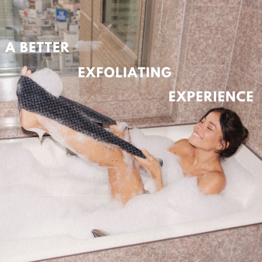 🧼Exfolierande antibakteriell duschhandduk🚿