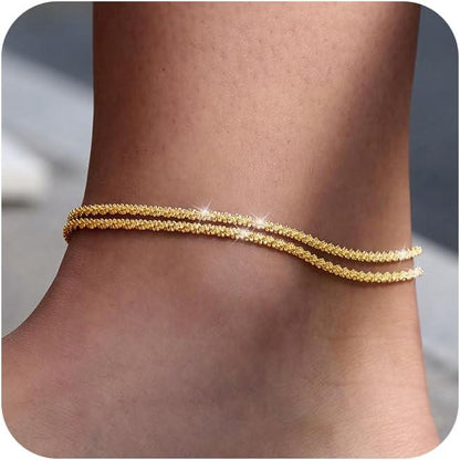 🔥Dainty Layered Anklet For Women🎉
