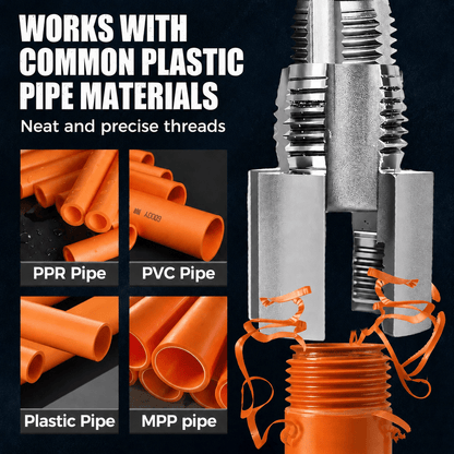 🔧 Drill-Powered Pipe Threading Tool Kit