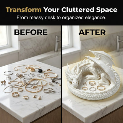 🐉Dragon Guardian 3D Printed Jewelry Tray - The Dragon’s Treasure!
