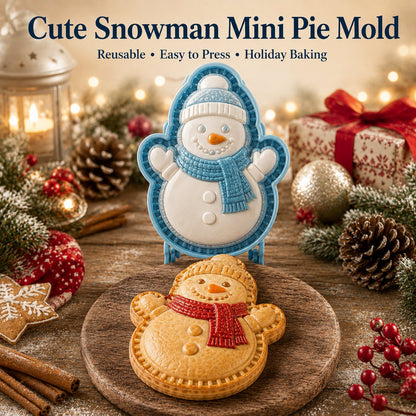 🎄8-Design Christmas Mini Pie Mold Collection| Reusable Embossed Molds