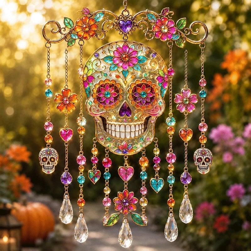 ✨🎃Cast Rainbow Light with Gothic Halloween Wind Chimes!