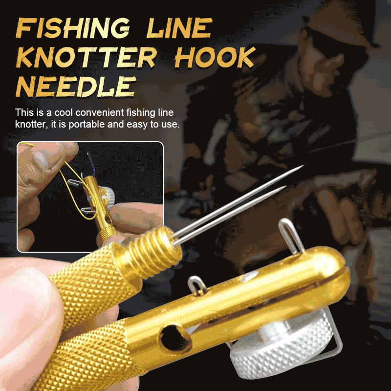 Fishing Line Knotter Hook Needle🎣