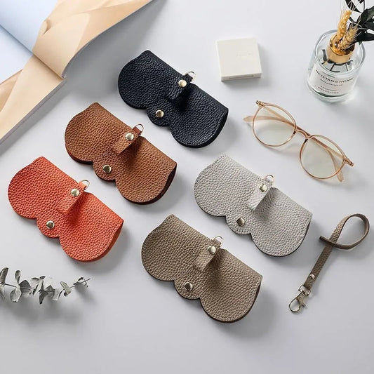 Soft PU leather glasses case 👓️