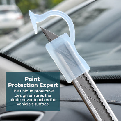Car Film Safety Cutting Tool – Vinyl Wrap, Window Tint & PPF Cutter for Paintwork-Friendly Trimming