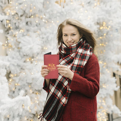 Julgran 3D pop-up-kort