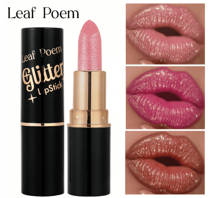 💖Diamond Lip Gloss Glitter Lipstick Vattentätt
