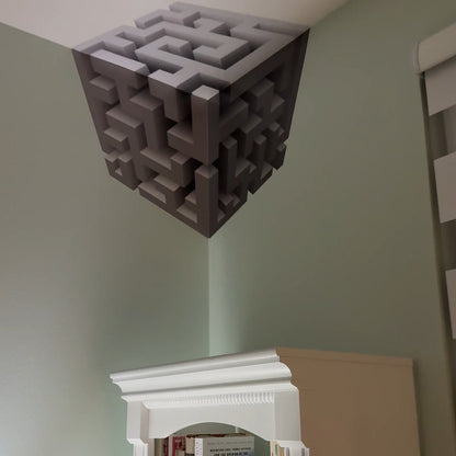Impossible Corner – Wall art that reshapes reality 🧠✨
