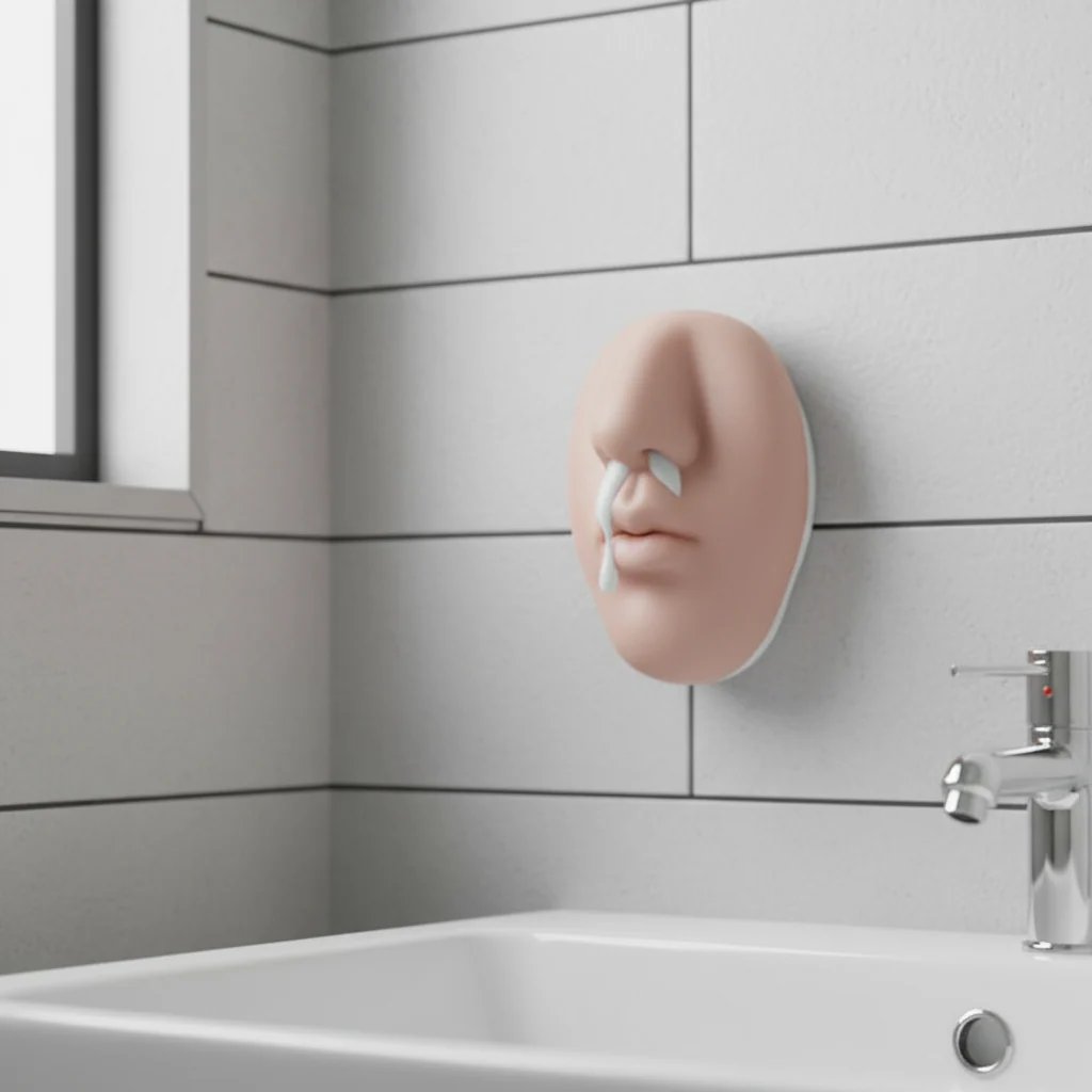 👃Realistic Nose Shape Wall-Mounted Soap Dispenser