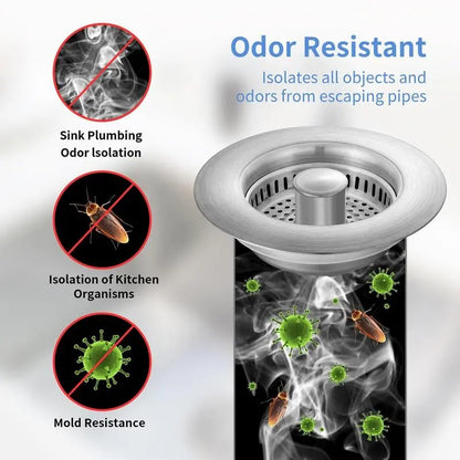 🔥SISTA DAGEN 49% RABATT - Uppgraderad 3-i-1-avloppsfiltret till köksvas