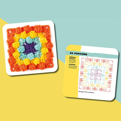 🎁 Granny Square Crochet Card Set[50 Unique Designs]🧵