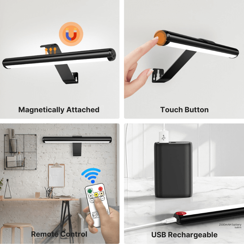 Led uppladdningsbar billampa